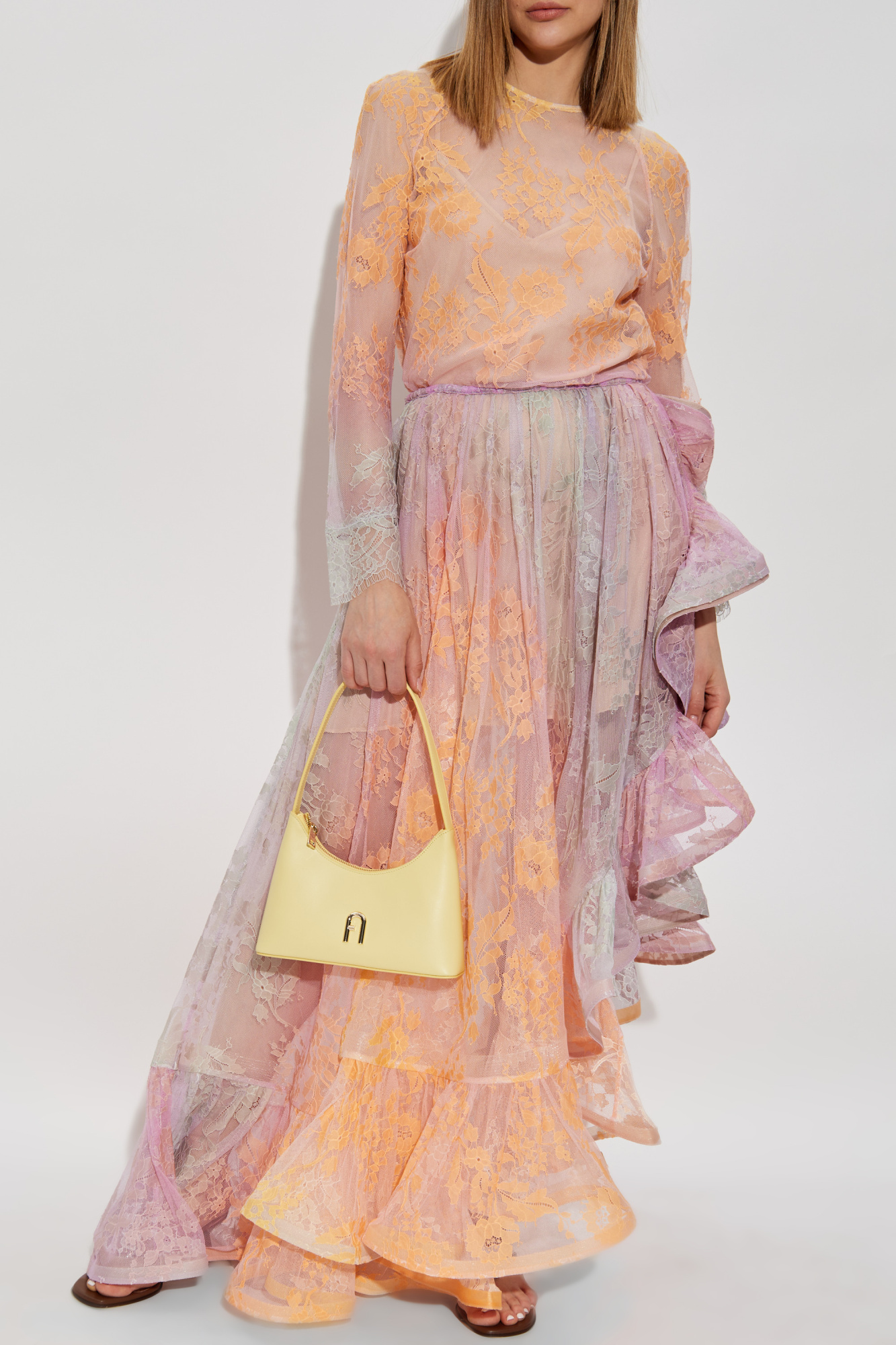 Zimmermann Lace Skirt with Ruffle | Women's Clothing | Vitkac